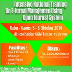 Pelatihan Open Journal System
